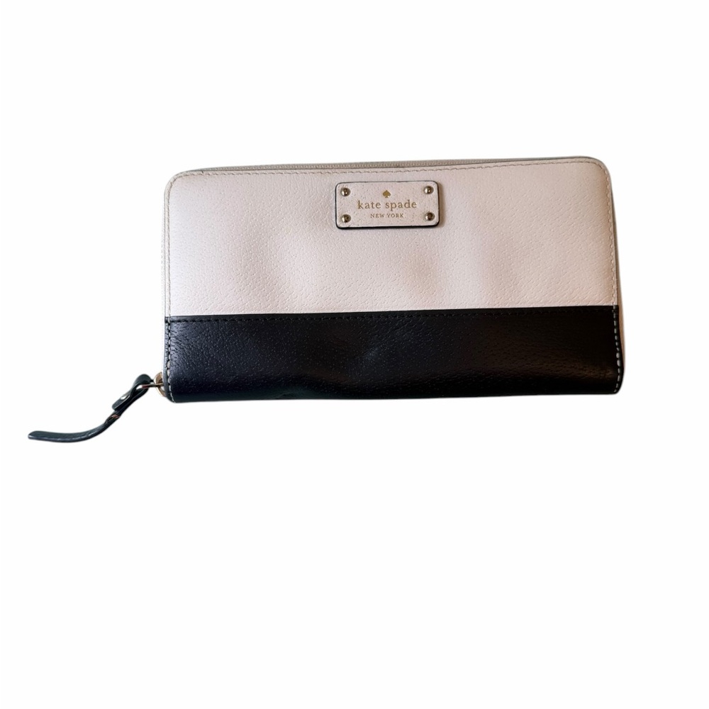 ✨ Kate Spade New York Grove Street Neda Zip Wallet – Classic Colorblock